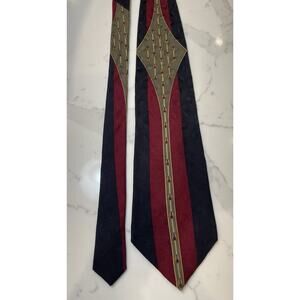 Martin Wong Screenplay MCM Art Deco Wearable Art Men’s Tie 100% Silk 58 x 4 USA